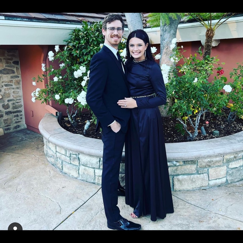 Mac Duggal black gown